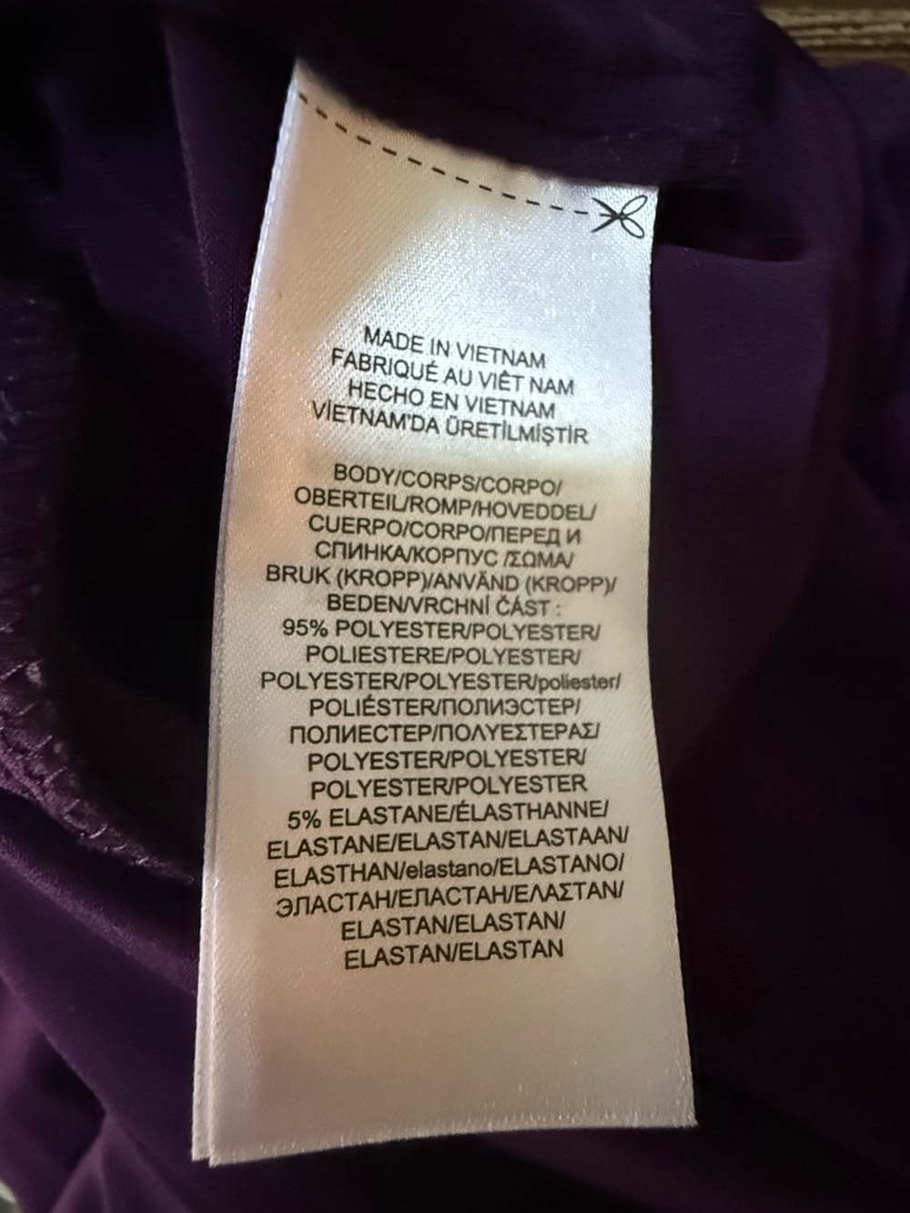 NWOT Lauren Ralph Lauren Plum Rouched Faux Wrap Sheath Dress! 8P Petite - Picture 7 of 7
